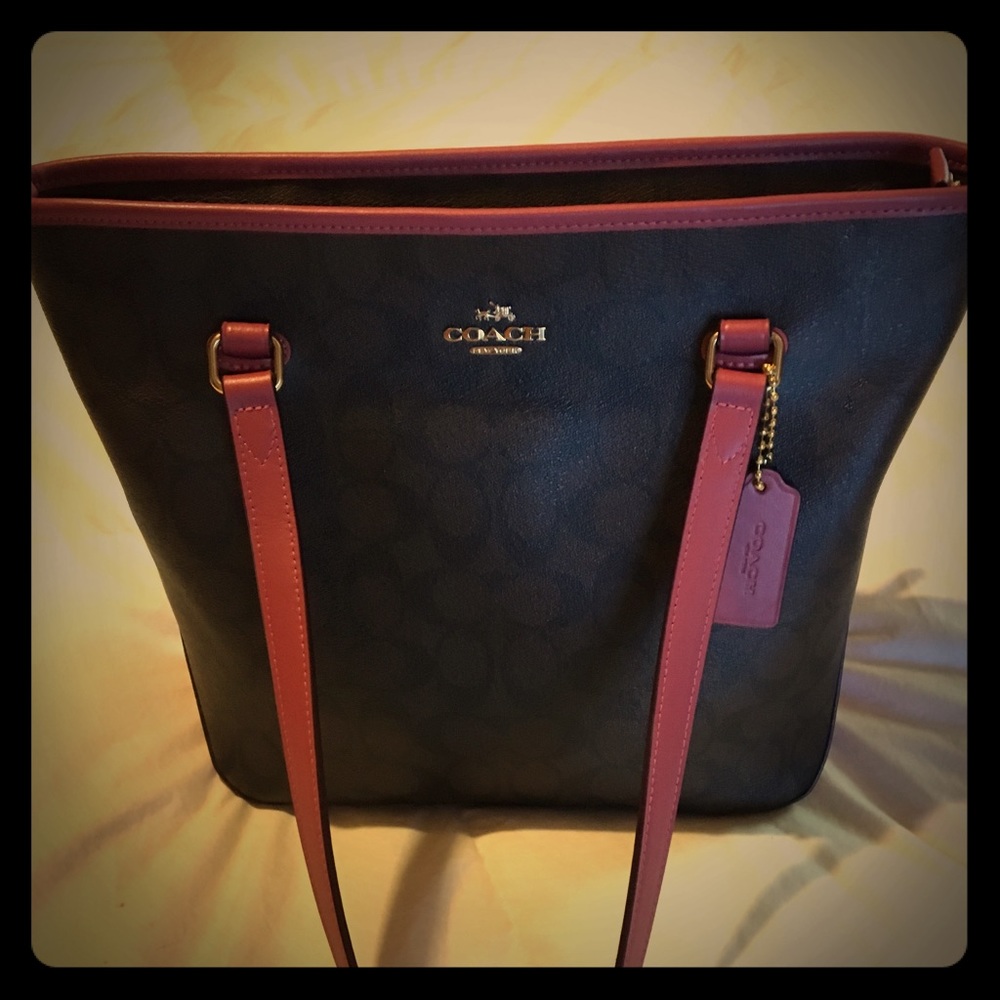 NWT Leather Coach Bag